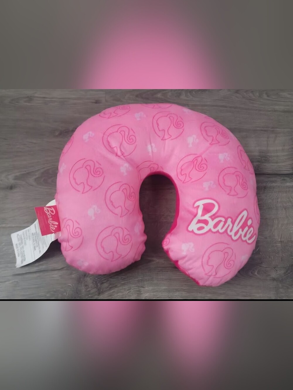 Barbie Pink Kids Travel Neck Pillow